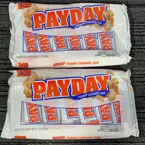 *NEW* 2 Packs, Payday Peanut Caramel Candy, Bars Full Size, 6 Count Each - Best By: 7/2026