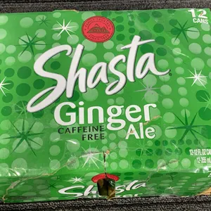 *NEW* Shasta Caffeine Free Ginger Ale Soda, 12 Pack - Best By: 4/29/2027