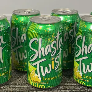 *NEW* Shasta Twist Lemon Lime Soda, 6 Pack - Best By: 4/29/2027