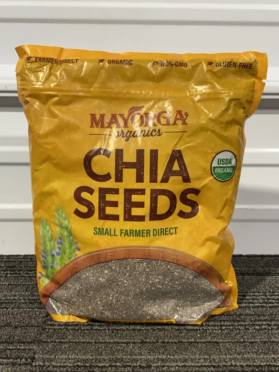 *NEW* Mayorga Organics Chia Seeds, 3 Lb - Best By: 5/19/2028