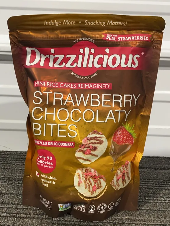 *NEW* Drizzilicious Strawberry Chocolatey Drizzled Mini Rice Cakes - Best By: 1/30/2027