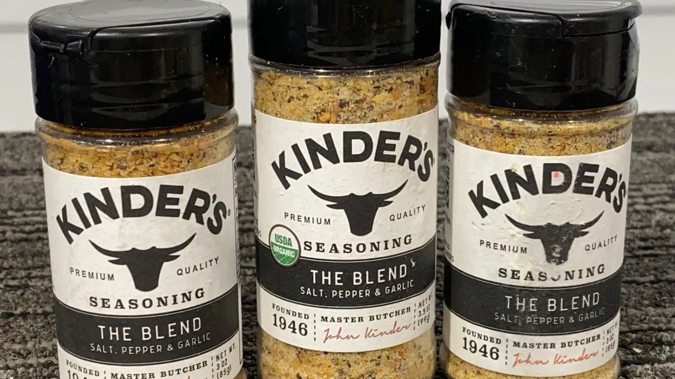 *NEW* 3 Pack, Kinder's Seasoning The Blend, (2) 3 Oz, (1) 3.5 Oz - Best By: 10/15/28