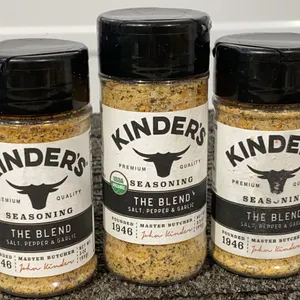 *NEW* 3 Pack, Kinder's Seasoning The Blend, (2) 3 Oz, (1) 3.5 Oz  - Best By: 10/15/28