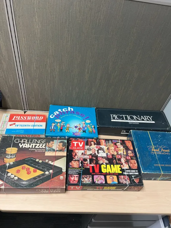 6 Classic Board Games Including Pictionary