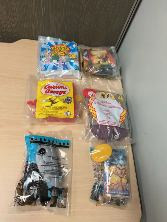 Fast Food Kids Meal Toys in Original Packaging