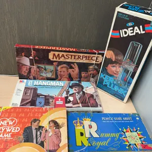 Board Games Including Masterpiece and Ker Plunk