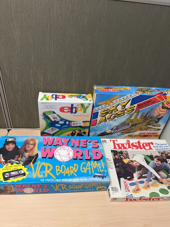 Board Game and Toy Lot: eBay, Twister, Wayne's World, Jet