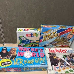 Board Game and Toy Lot: eBay, Twister, Wayne's World, Jet