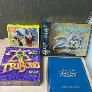 Board Game Lot: Trivial Pursuit, TriBond, Nicktoons Ren & Stimpy