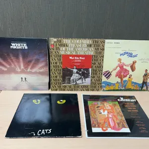 5 Musical Soundtrack LP Records West Side Camelot Cats