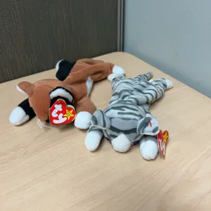Ty Beanie Babies Chip and Prance Plush Cats with Tags