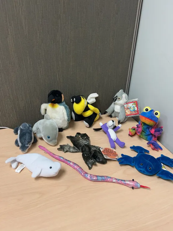 Plush Animal Toys incl. Zonzies, K&M, Dolphins