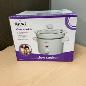 Rival 2 Quart Slow Cooker with Removable Ceramic Pot
