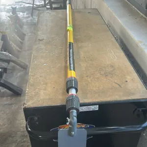 Extend-A-Vue telescoping inspection mirror. Features an adjustable rectangular mirror on a swivel mount with wing-nut tensioner, multi-section telesco