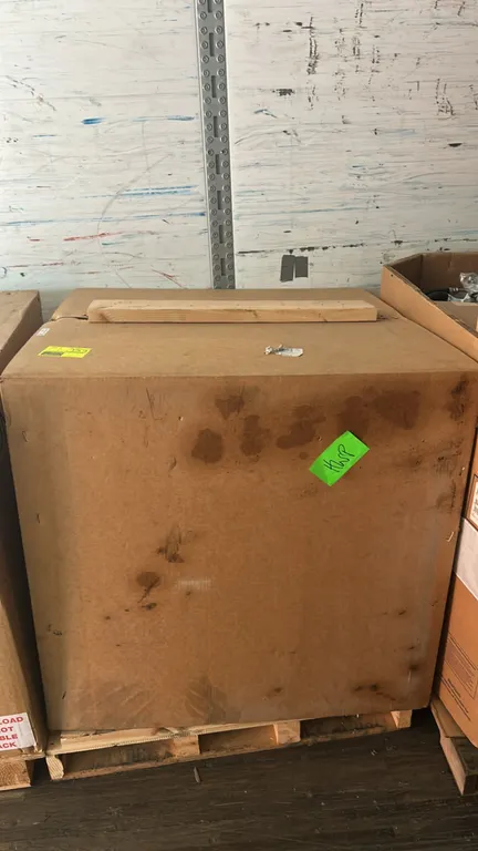 Genuine Ford LC3Z6006B service engine assembly. Crated and mounted on a wooden pallet.