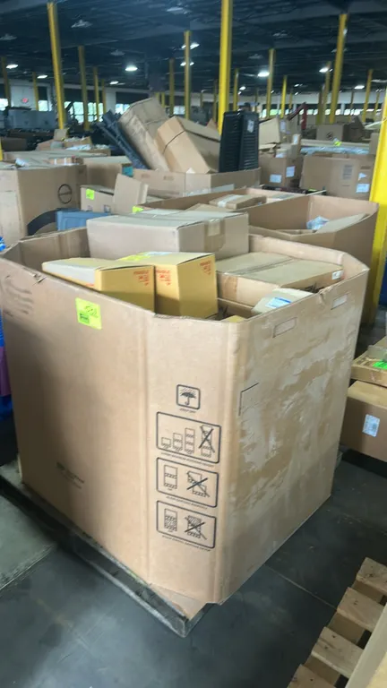Gaylord lot of assorted Ford and Motorcraft automotive parts. Includes Ford running board step pad/mat (P/N: BC3Z-16490-A), Motorcraft A/C compressor