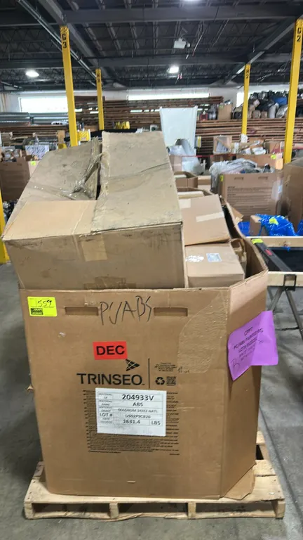 Assorted Ford and Motorcraft automotive parts lot. Includes Motorcraft shock absorber (ASH-8666381 / MK3Z-18125-A), drag link rod assembly (PC3Z-3304-