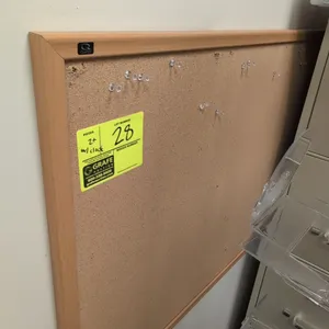 Quartet cork bulletin boards. Features natural cork surfaces and light wood-tone frames. Wall mount design. Includes (1) 2'x3' board, (1) 3'x4' board,