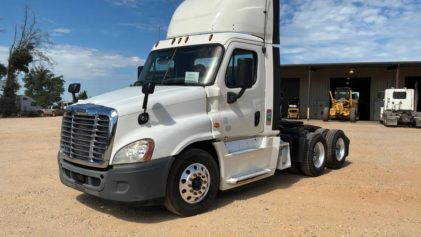 2015 FREIGHTLINER CASCADIA CA125 TANDEM AXLE DAY CAB TRUCK TRACTOR VIN: 1FUJGEDV3FLGF0846
