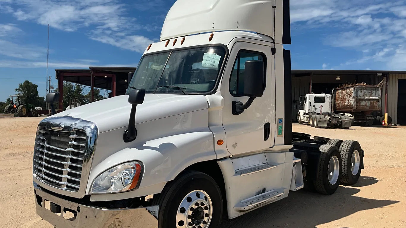 2015 FREIGHTLINER CASCADIA CA125 TANDEM AXLE DAY CAB TRUCK TRACTOR VIN: 1FUJGEDV5FLGC8430