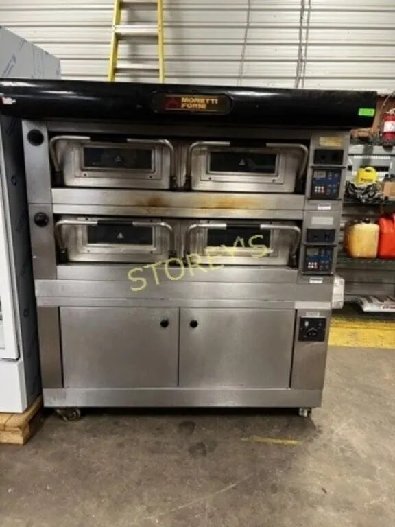 Moretti Forni 2 Deck Elec. Stone Pizza Oven