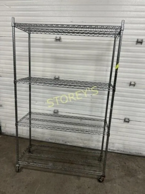 4 Tier Metro Rack on Wheels ~48 x 18 x 77
