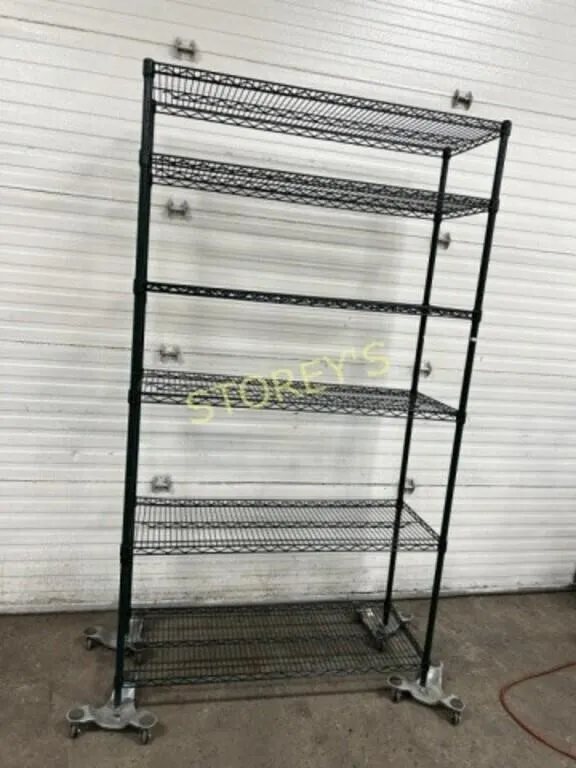 6 Tier Epoxy Coated Metro Rack ~48 x 18 x 85