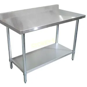 NEW 72 x 30 S/S Table w/ Backsplash