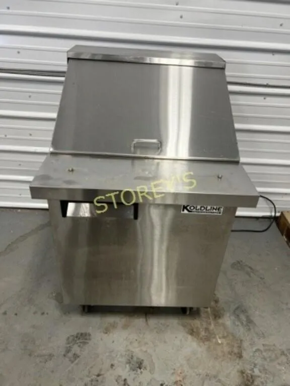 koldline 27" Ref. Mega Top Prep Table on Wheels