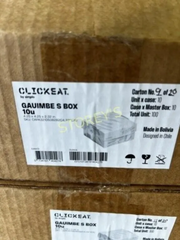 100/Box, Gauimbe S Boxes