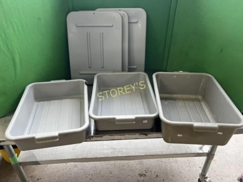 3 Bus Bins w/ Lids
