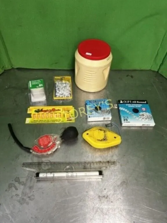 All Round Strapping, Anti Freeze Tester, Etc.