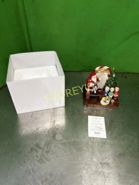 Signed Royal Doulton Christmas Figurine
