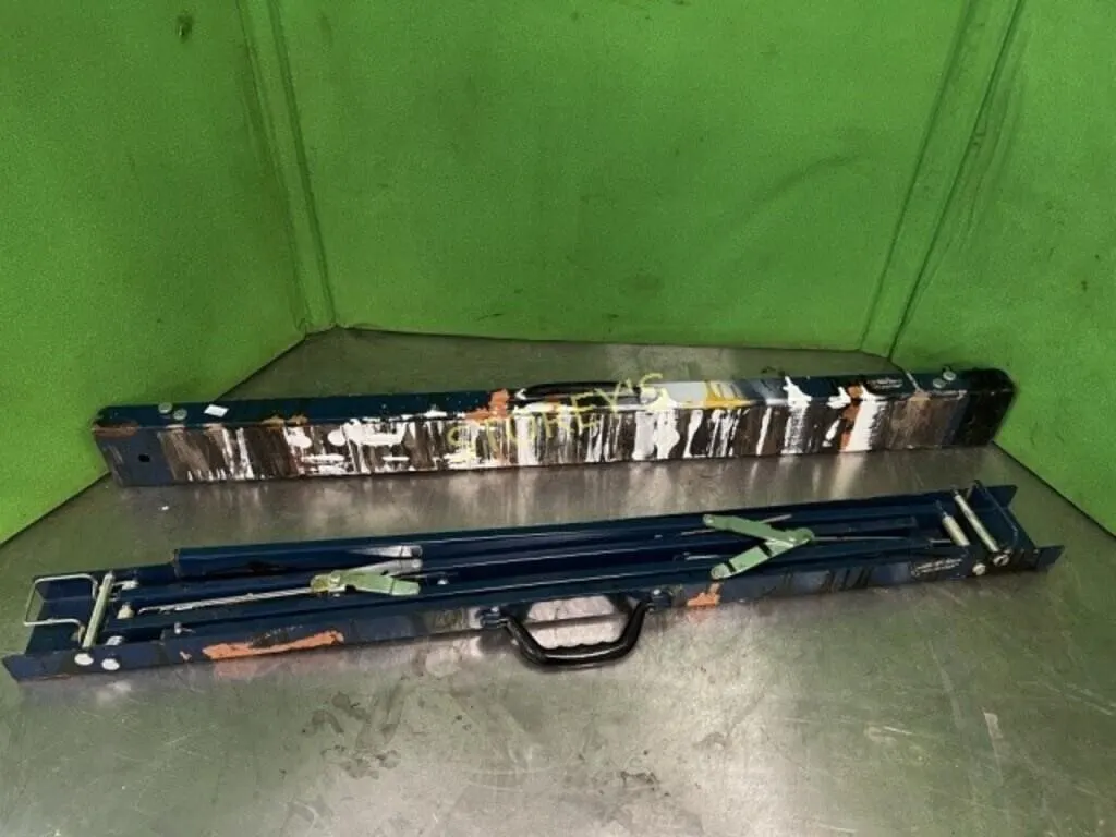 2 Metal Folding Saw Horses ~40"