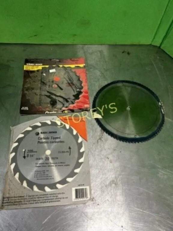 3 New Saw Blades