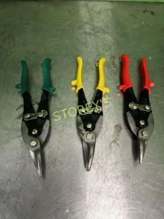 Set of 3 Tin Snips