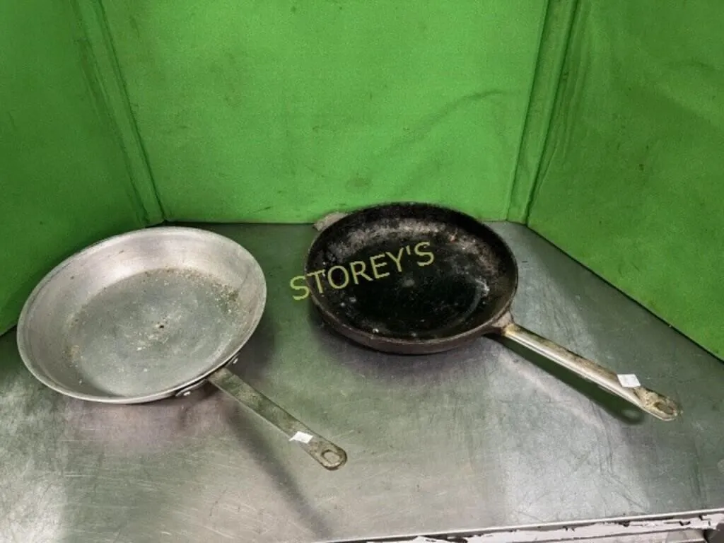 Alumin & S/S Frying Pan - 14"