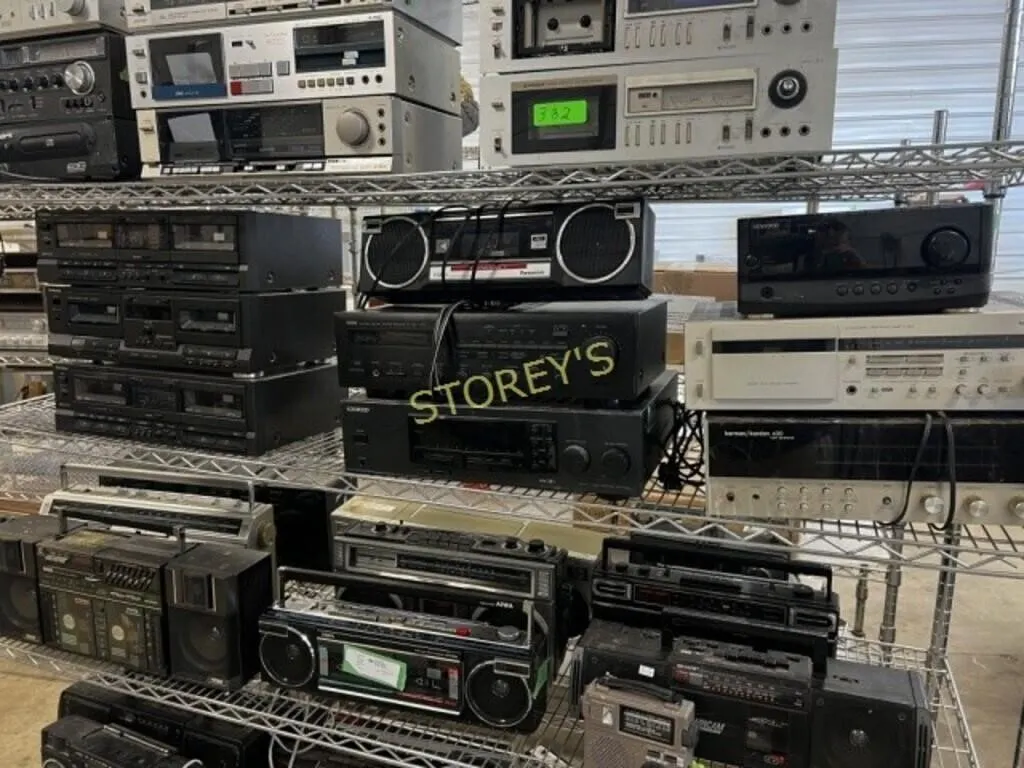 Shelf Lot; Receivers, Amplifiers, Etc.