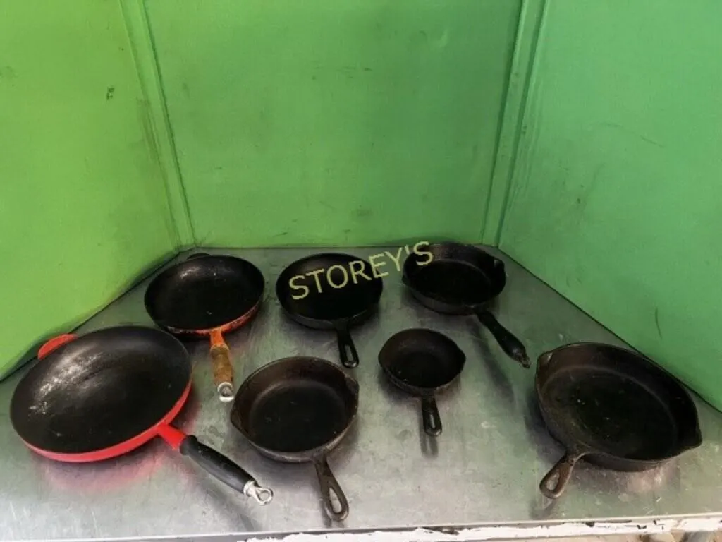 7 Cast Iron Frying Pans