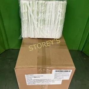 Box of New 8" Straws - 2000/Box