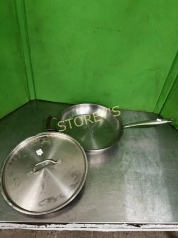 Induction Ready Frying Pan w/ Lid ~13"