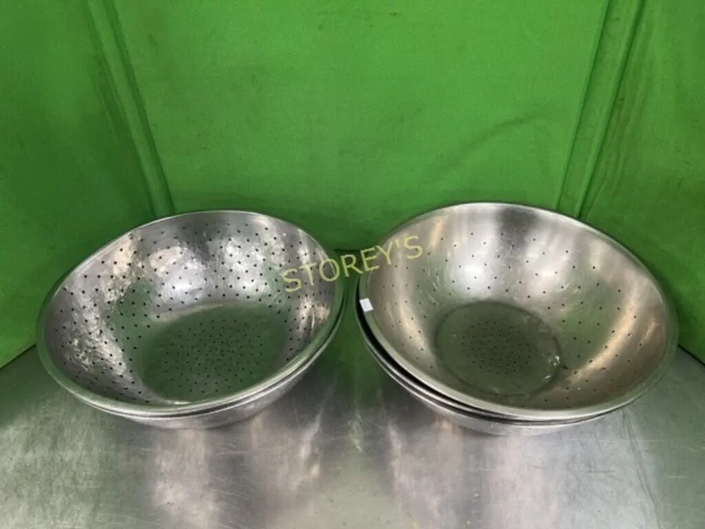 5 S/S Perf Strainers ~16"