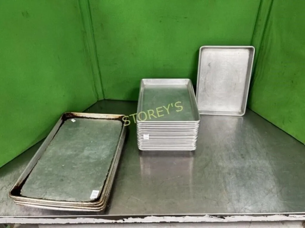 18 Alumin Trays 9x13 & 4 Trays 12 x 18