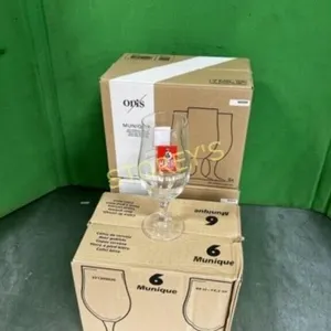 18 Onis Beer Stemmed Glasses - 16.5oz