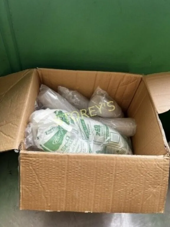 Box of Plastic Lids & Containers
