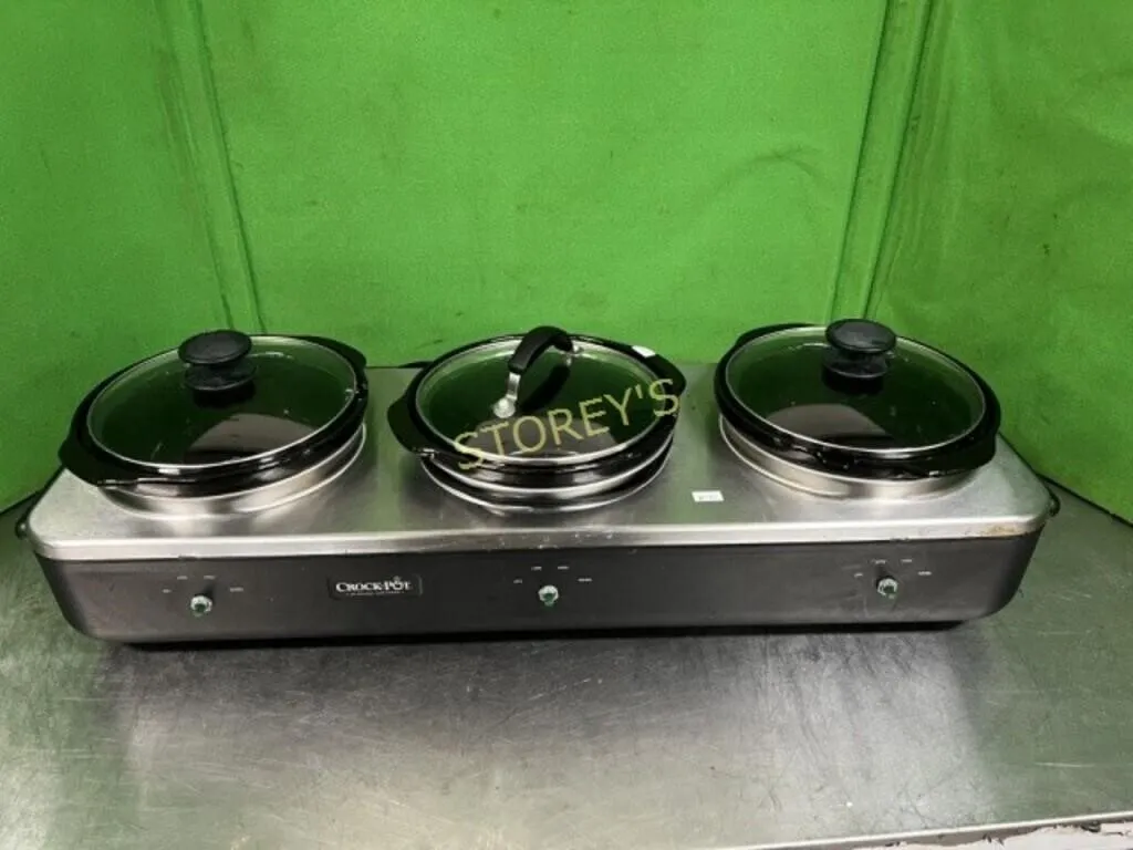 3 Unit Crock Pot