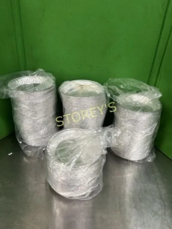 4 Bags of 9" Tinfoil Pie Plates