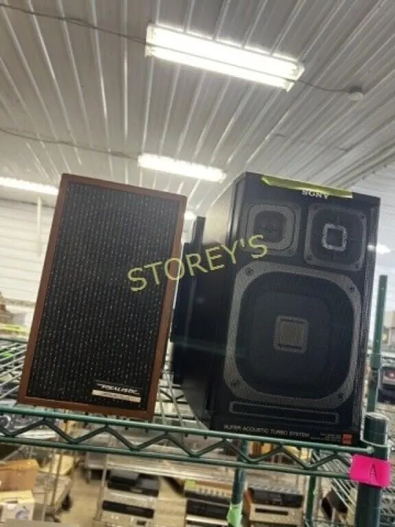 Realistic & Sony Speakers