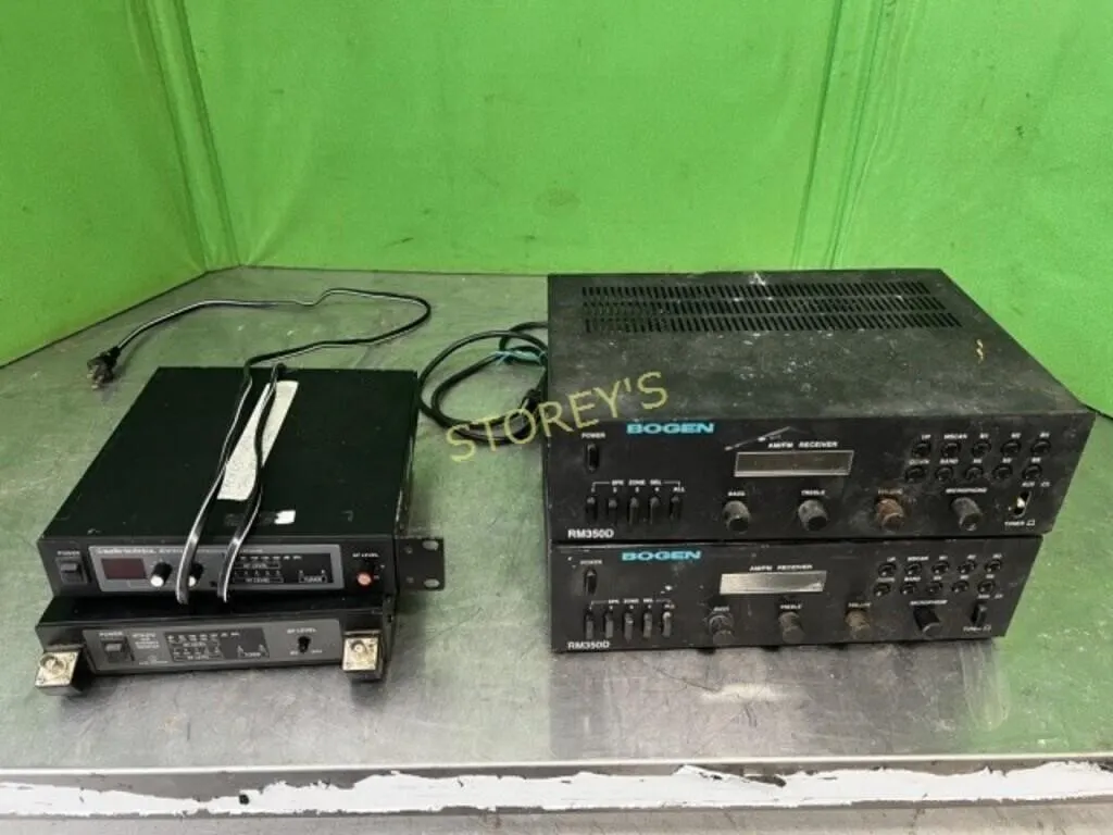 Bogen Receiver Amplifier, Etc. - Unknown Condition