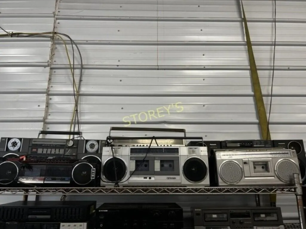Shelf of Ghetto Blasters - Unknown Condition